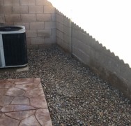 Decorative Walkway with 1/2 Rock